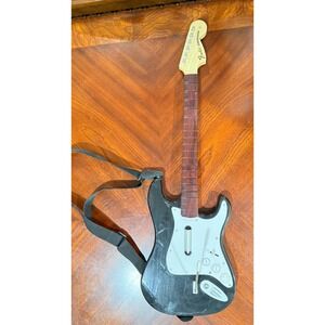 Wireless Black Guitar Controller for Video Games